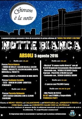 "NOTTE BIANCA" ARSOLANA