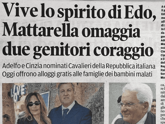 Mattarella omaggia due genitori coraggio